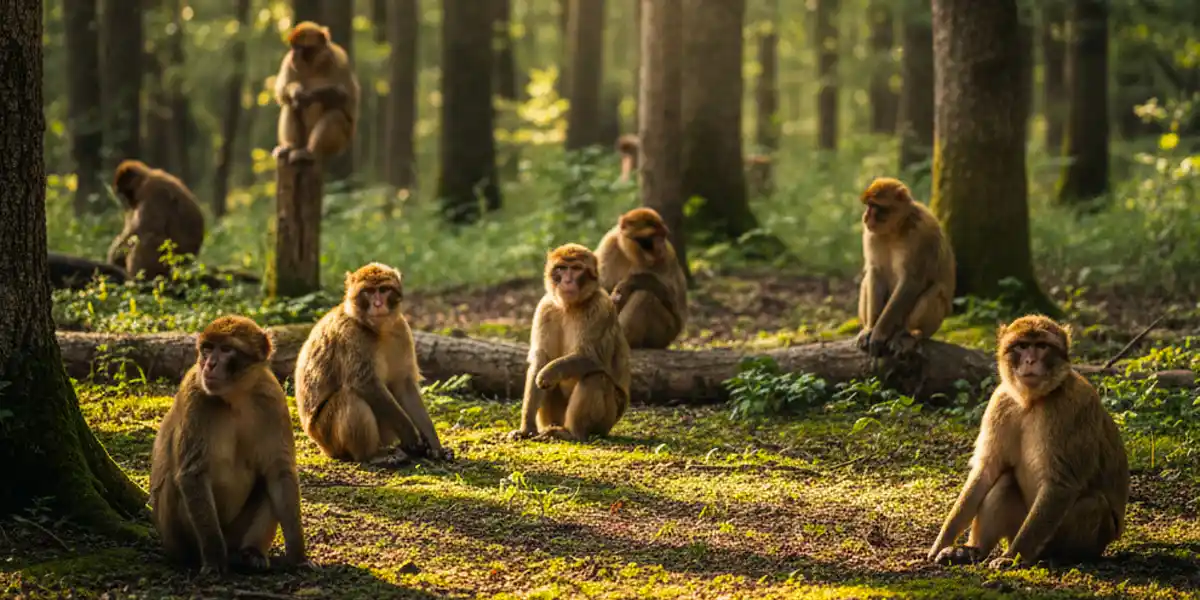Barbary macaques