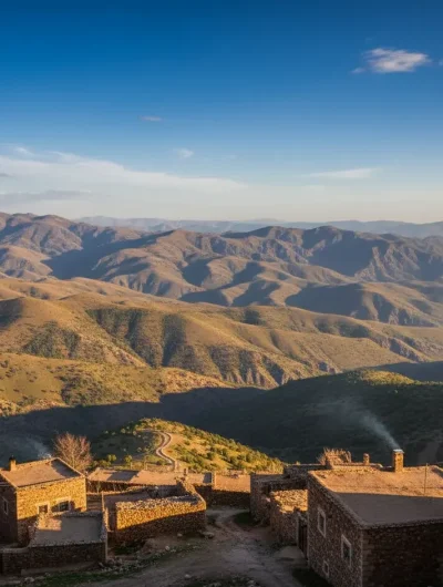 Atlas Mountains from Ben Smim
